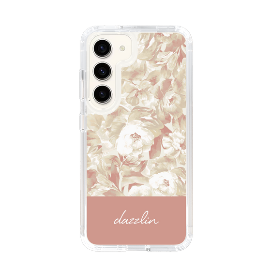 Slim Protection Case［ dazzlin - PaintFlower - Pink ］