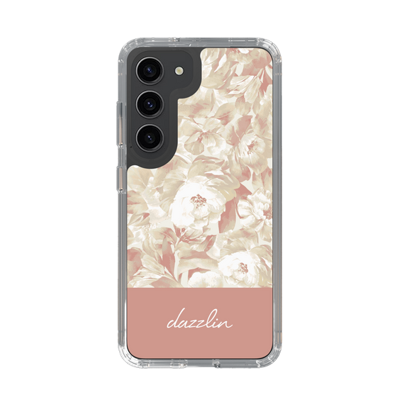 Slim Protection Case［ dazzlin - PaintFlower - Pink ］