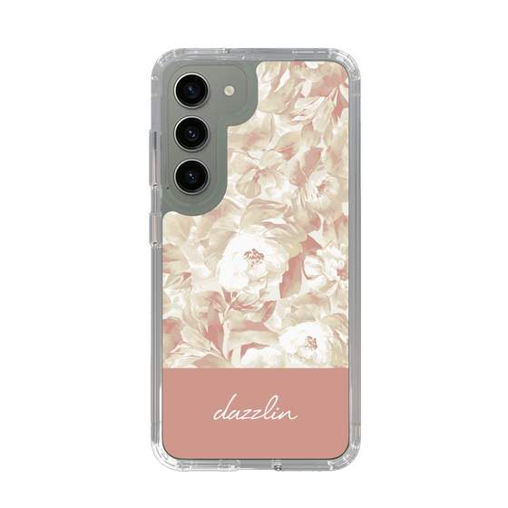 Slim Protection Case［ dazzlin - PaintFlower - Pink ］