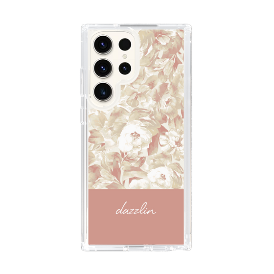 Slim Protection Case［ dazzlin - PaintFlower - Pink ］