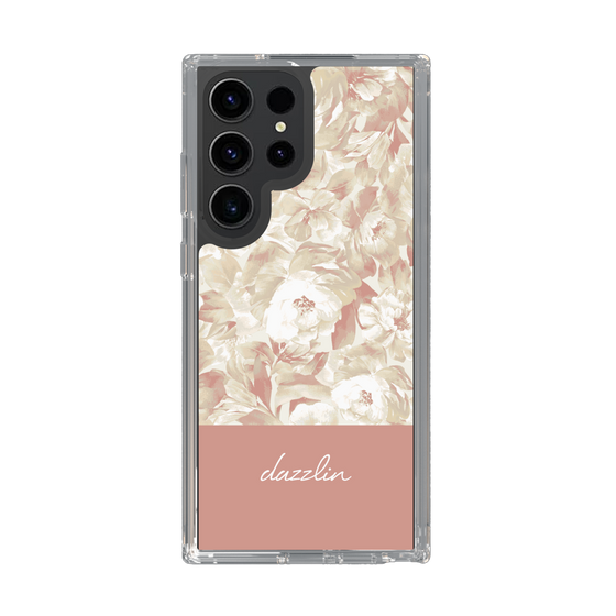 Slim Protection Case［ dazzlin - PaintFlower - Pink ］