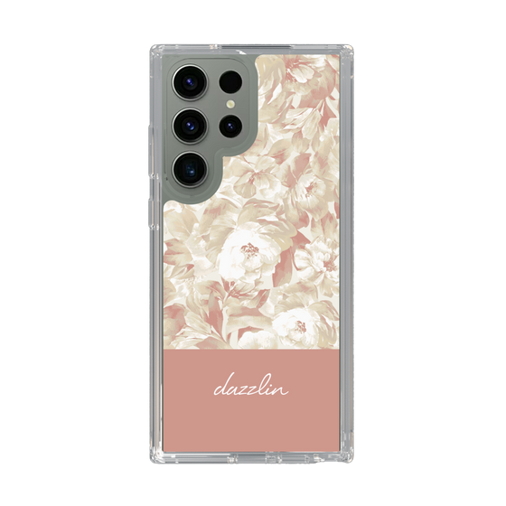 Slim Protection Case［ dazzlin - PaintFlower - Pink ］
