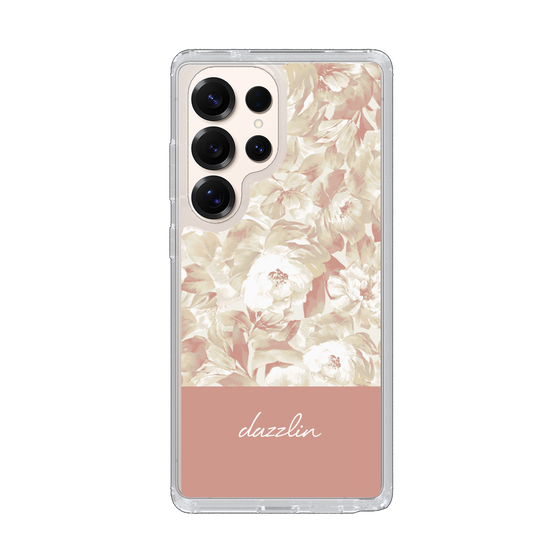 Slim Protection Case［ dazzlin - PaintFlower - Pink ］