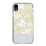 Slim Protection Case［ dazzlin - PaintFlower - Light Blue ］