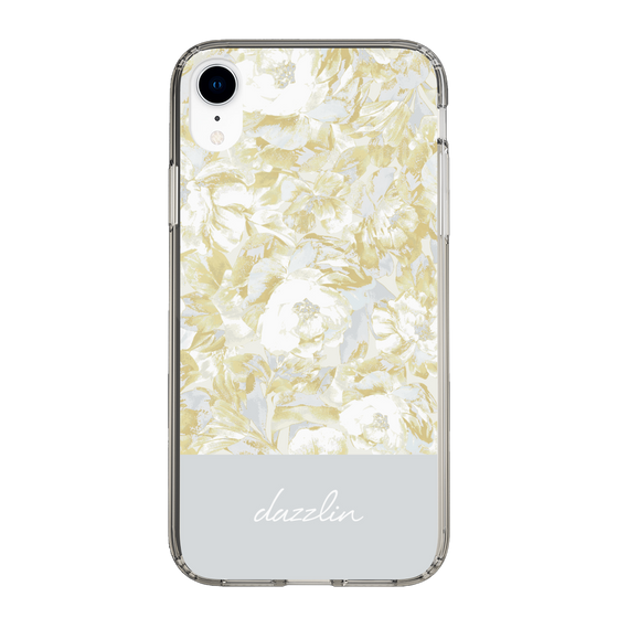 Slim Protection Case［ dazzlin - PaintFlower - Light Blue ］