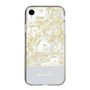 Slim Protection Case［ dazzlin - PaintFlower - Light Blue ］