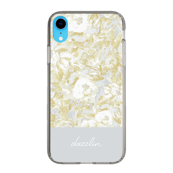 Slim Protection Case［ dazzlin - PaintFlower - Light Blue ］