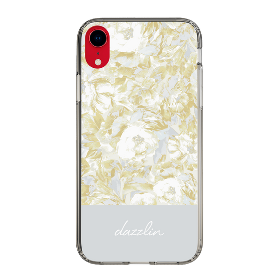 Slim Protection Case［ dazzlin - PaintFlower - Light Blue ］