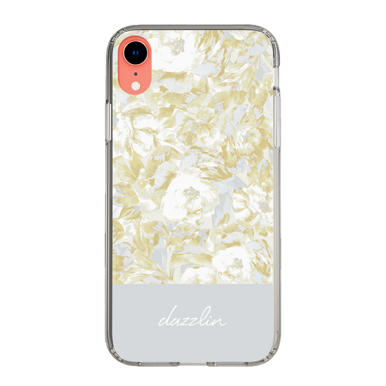 Slim Protection Case［ dazzlin - PaintFlower - Light Blue ］