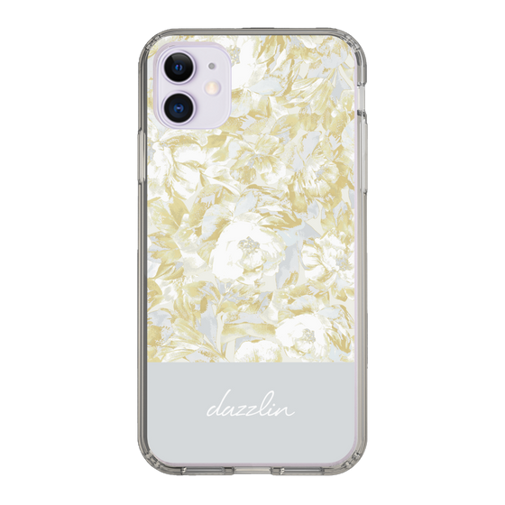 Slim Protection Case［ dazzlin - PaintFlower - Light Blue ］