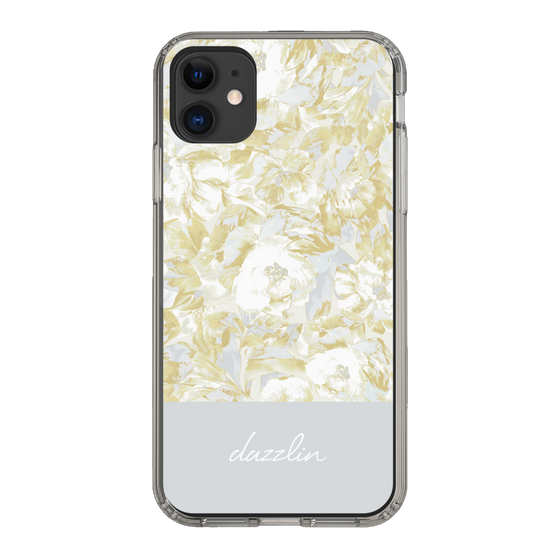Slim Protection Case［ dazzlin - PaintFlower - Light Blue ］