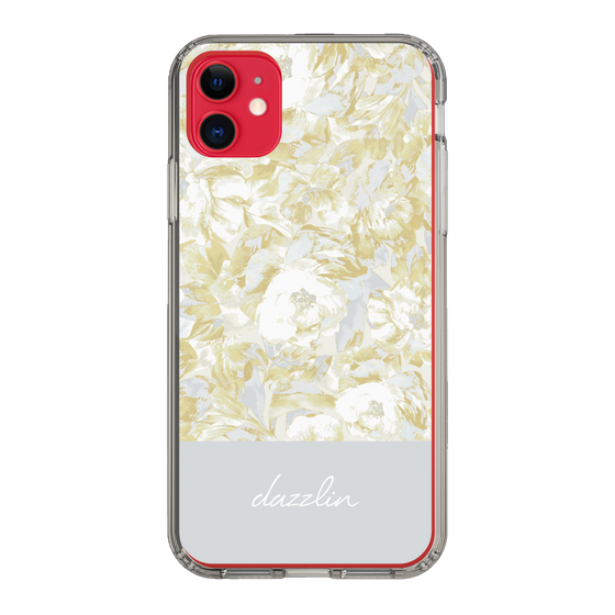 Slim Protection Case［ dazzlin - PaintFlower - Light Blue ］