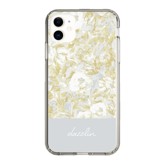 Slim Protection Case［ dazzlin - PaintFlower - Light Blue ］