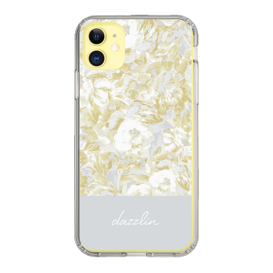 Slim Protection Case［ dazzlin - PaintFlower - Light Blue ］