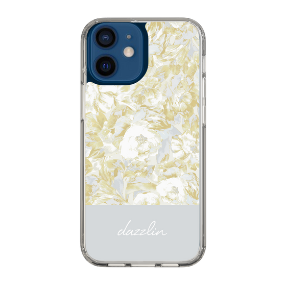 Slim Protection Case［ dazzlin - PaintFlower - Light Blue ］