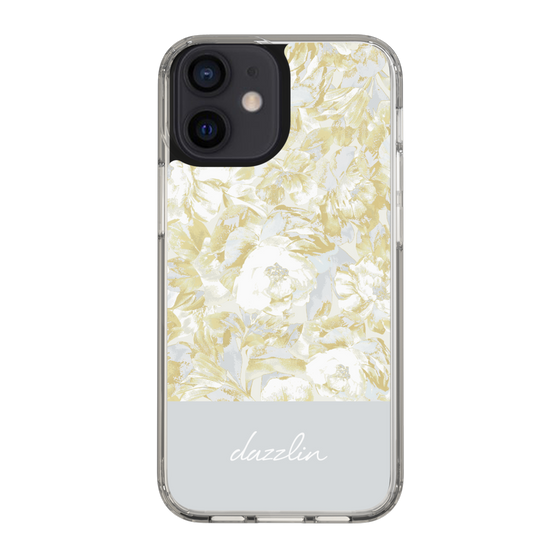 Slim Protection Case［ dazzlin - PaintFlower - Light Blue ］