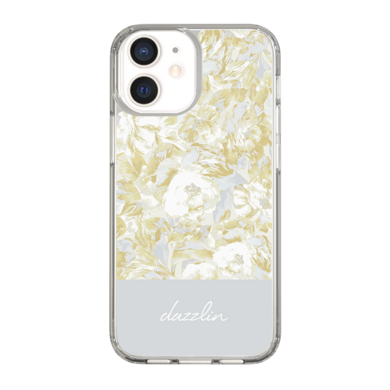 Slim Protection Case［ dazzlin - PaintFlower - Light Blue ］