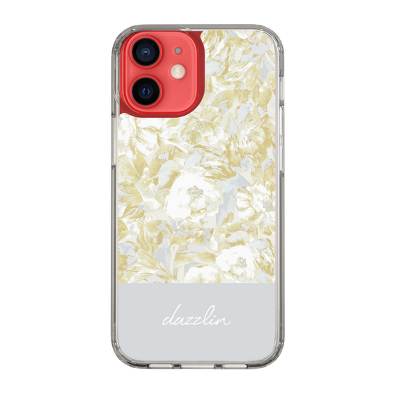 Slim Protection Case［ dazzlin - PaintFlower - Light Blue ］