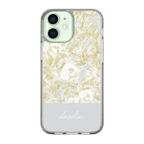 Slim Protection Case［ dazzlin - PaintFlower - Light Blue ］