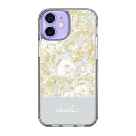 Slim Protection Case［ dazzlin - PaintFlower - Light Blue ］