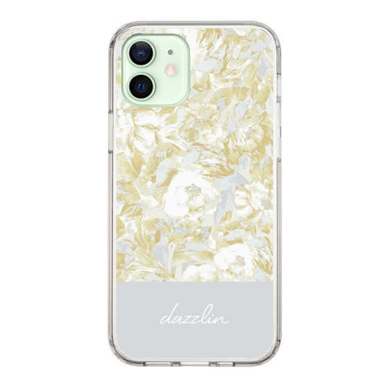 Slim Protection Case［ dazzlin - PaintFlower - Light Blue ］