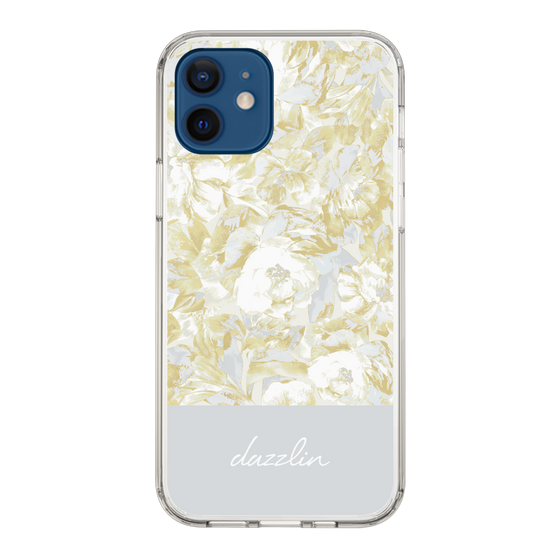 Slim Protection Case［ dazzlin - PaintFlower - Light Blue ］