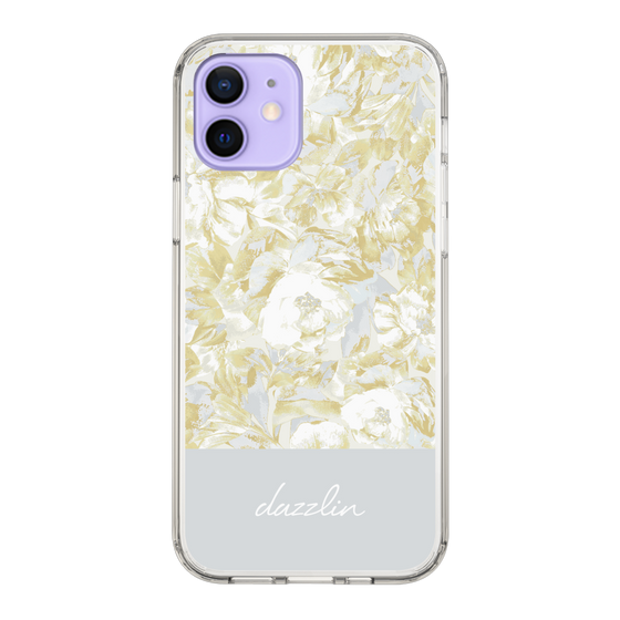 Slim Protection Case［ dazzlin - PaintFlower - Light Blue ］