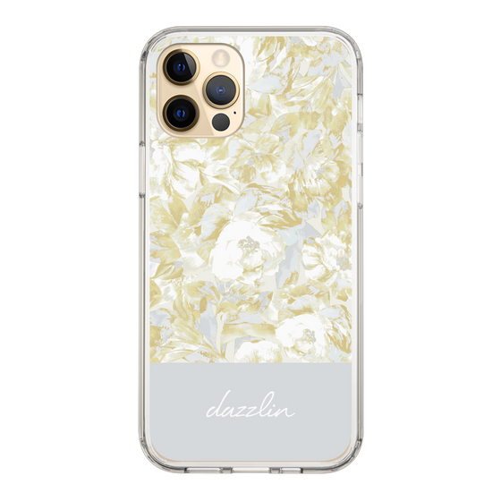 Slim Protection Case［ dazzlin - PaintFlower - Light Blue ］