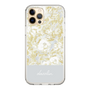 Slim Protection Case［ dazzlin - PaintFlower - Light Blue ］