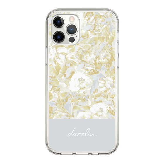 Slim Protection Case［ dazzlin - PaintFlower - Light Blue ］