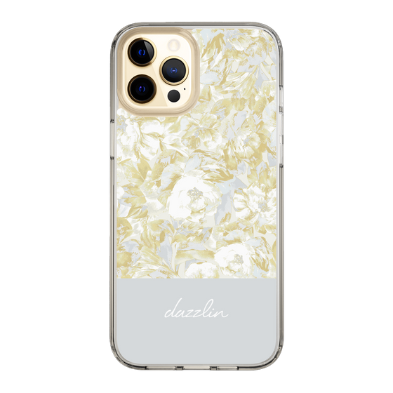 Slim Protection Case［ dazzlin - PaintFlower - Light Blue ］