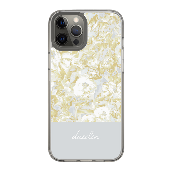 Slim Protection Case［ dazzlin - PaintFlower - Light Blue ］
