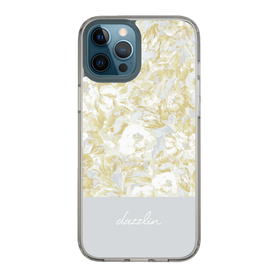 Slim Protection Case［ dazzlin - PaintFlower - Light Blue ］