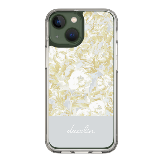 Slim Protection Case［ dazzlin - PaintFlower - Light Blue ］