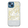Slim Protection Case［ dazzlin - PaintFlower - Light Blue ］