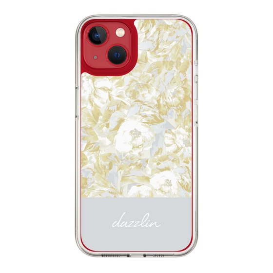 Slim Protection Case［ dazzlin - PaintFlower - Light Blue ］