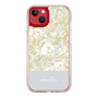 Slim Protection Case［ dazzlin - PaintFlower - Light Blue ］