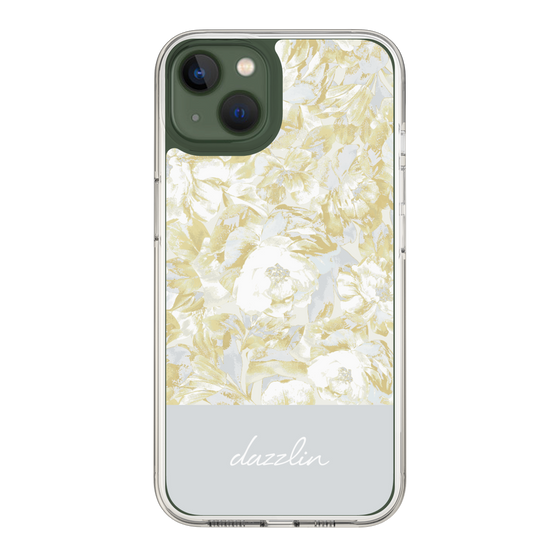 Slim Protection Case［ dazzlin - PaintFlower - Light Blue ］