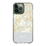 Slim Protection Case［ dazzlin - PaintFlower - Light Blue ］