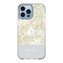 Slim Protection Case［ dazzlin - PaintFlower - Light Blue ］