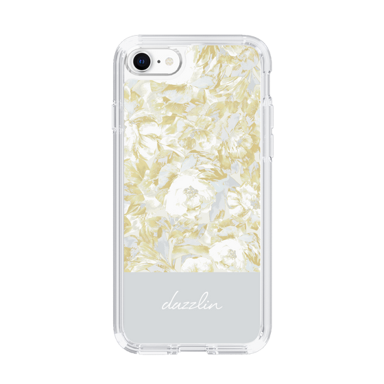 Slim Protection Case［ dazzlin - PaintFlower - Light Blue ］