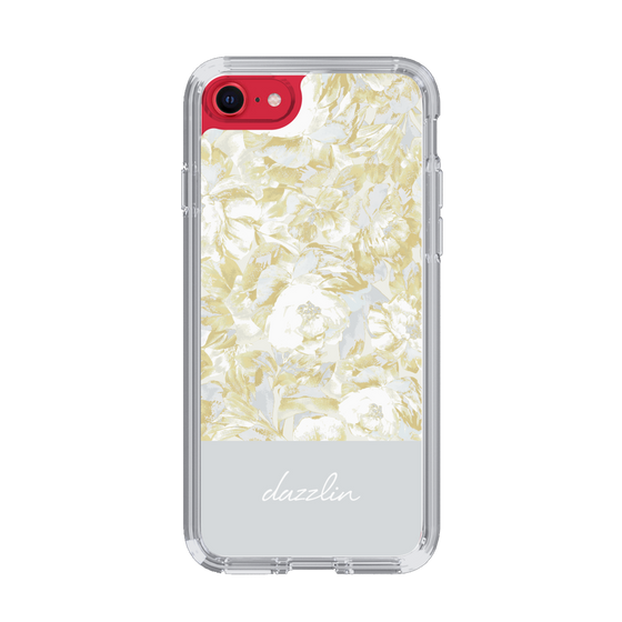 Slim Protection Case［ dazzlin - PaintFlower - Light Blue ］
