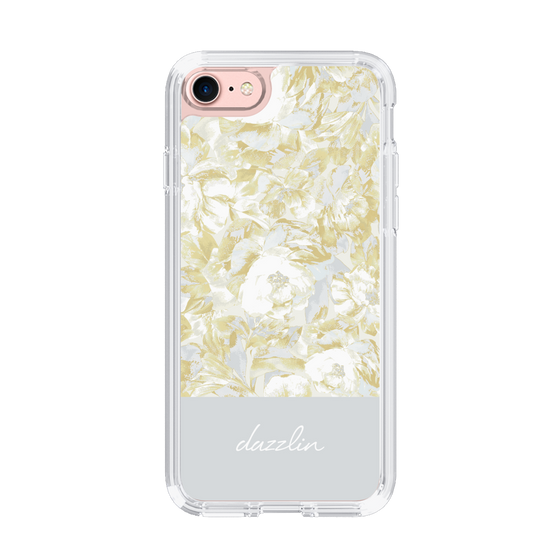 Slim Protection Case［ dazzlin - PaintFlower - Light Blue ］
