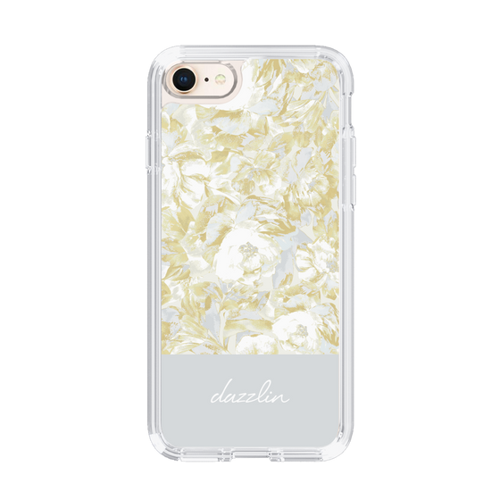 Slim Protection Case［ dazzlin - PaintFlower - Light Blue ］