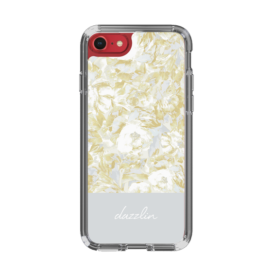 Slim Protection Case［ dazzlin - PaintFlower - Light Blue ］