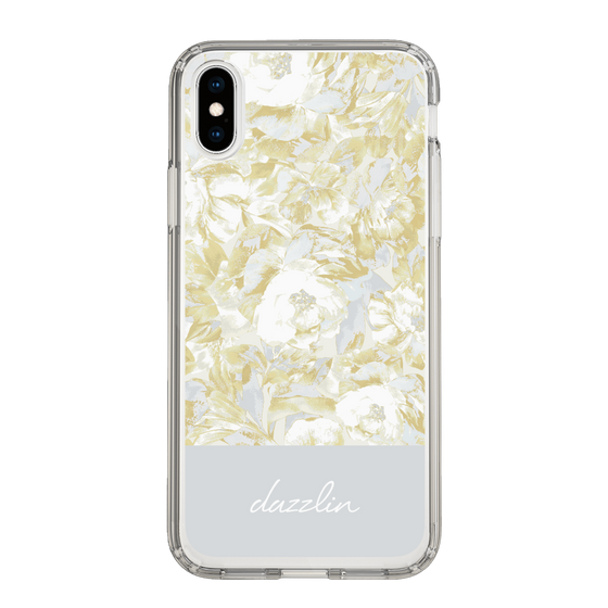 Slim Protection Case［ dazzlin - PaintFlower - Light Blue ］