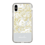Slim Protection Case［ dazzlin - PaintFlower - Light Blue ］