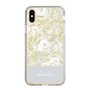 Slim Protection Case［ dazzlin - PaintFlower - Light Blue ］