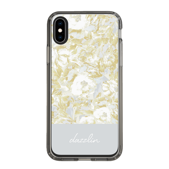 Slim Protection Case［ dazzlin - PaintFlower - Light Blue ］