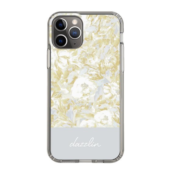 Slim Protection Case［ dazzlin - PaintFlower - Light Blue ］